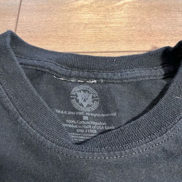 ‎WWE Wrestle Mania Black Athletic Casual Shirts Men Medium Bin L-51 - Picture 3 of 4